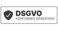 Siegel: DSGVO geprüftes Webdesign